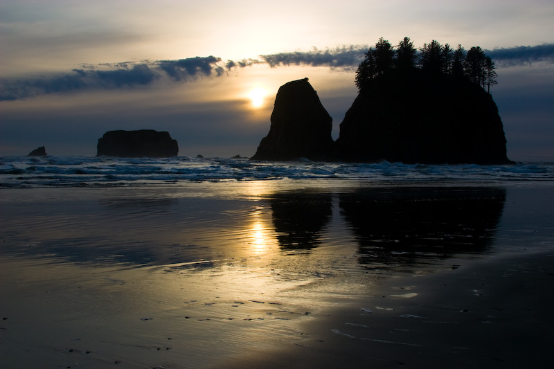 Sunset At Second Beach